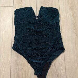 Blue Blush Emerald Textured Top